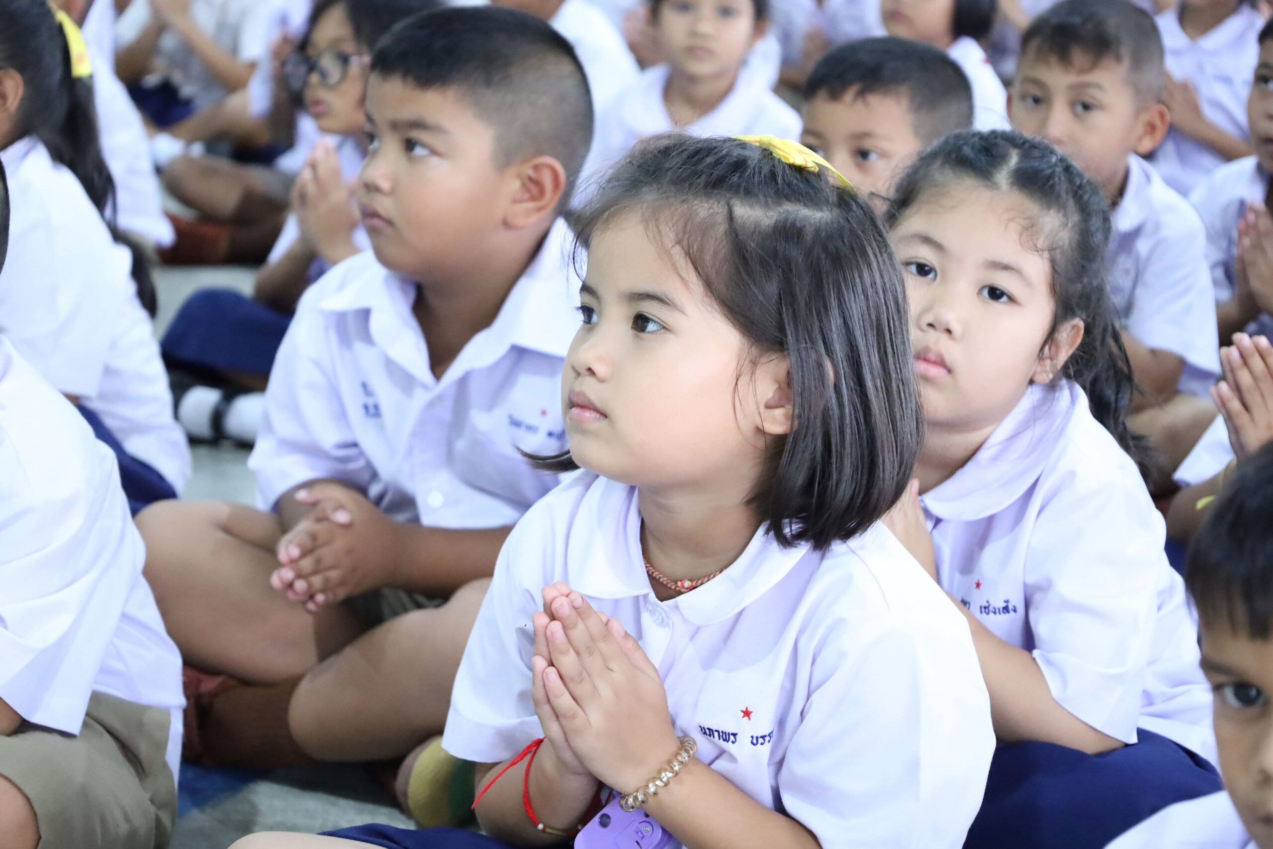 กิจกรรมสวดมนต์ทำนองสรภัญญะ & เจริญจิตตภาวนา (สัปดาห์ที่ 4)สร้างความสว่าง สงบ และสะอาดทางจิตใจ